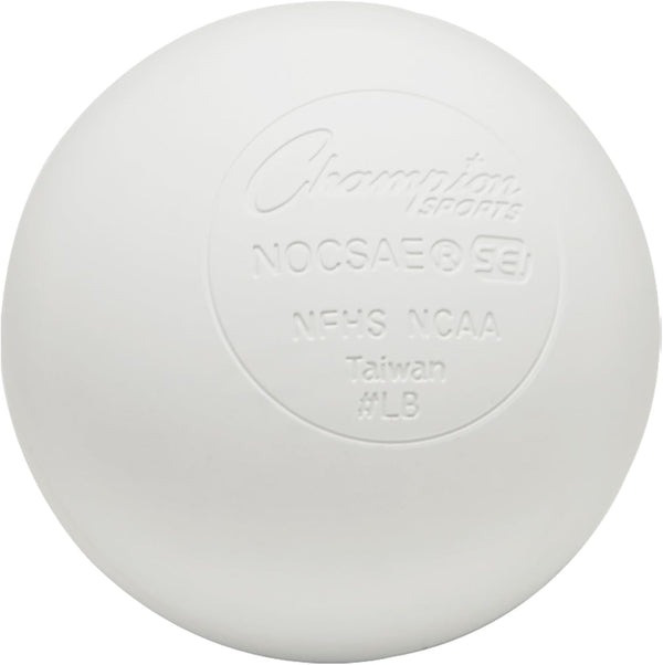 Champion Sports Lacrosse Balls Official Size SEI Certified, Multi-Color Packs of 3,
