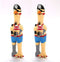 2 Pack Screaming Rubber Chicken Dog Squeaky Toy - Latex Chew Molar Dog Toy (Pirate)