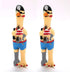 2 Pack Screaming Rubber Chicken Dog Squeaky Toy - Latex Chew Molar Dog Toy (Pirate)
