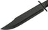 SZCO SUPPLIES 15" Black Tech Bowie Blade Knife for Outdoor Survival