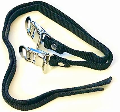 Indore Bikes Pedal Straps (Pair) | Aftermarket Replacement Foot Pedal Straps for Exercise Bike