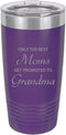 Only the Best Moms Get Promoted to Grandma, Stainless Steel Insulated Tumbler, 20 Oz, Purple