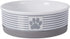 Bone Dry Paw & Patch Ceramic Pet Collection, Medium Set, 6x2", Gray, 2 Piece