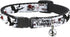 Buckle-Down Cat Collar Breakaway Team Vampire, 8 to 12 Inches, 0.5 Inch Wide