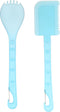 ust KLIPP Spork & Spatula Set - BPA Free, Dishwasher Safe for Cooking, Camping, Orange, One Size