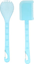 ust KLIPP Spork & Spatula Set - BPA Free, Dishwasher Safe for Cooking, Camping, Orange, One Size