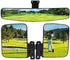 Panoramic Convex Golf Cart Mirror - Rear View Mirror for EZGO, Club Car, Yamaha Golf Carts
