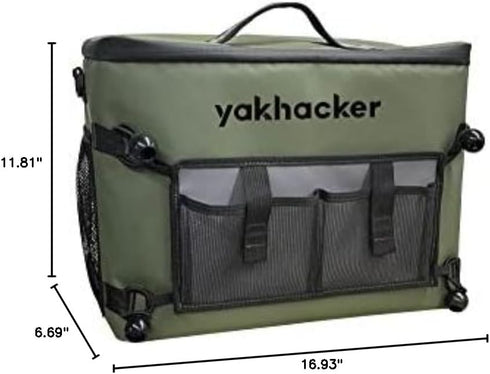 Waterproof Kayak Cooler Bag, Portable Ice Chest for Kayaking, Travel, Lunch, Beaches & Trips, Lawn-Chair Style Seats