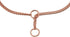 Alvalley Metal Chain Dog Show Collar - Adjustable Slip Collar for Toy, Small, Medium, Large, Extra Large Dogs (Rose