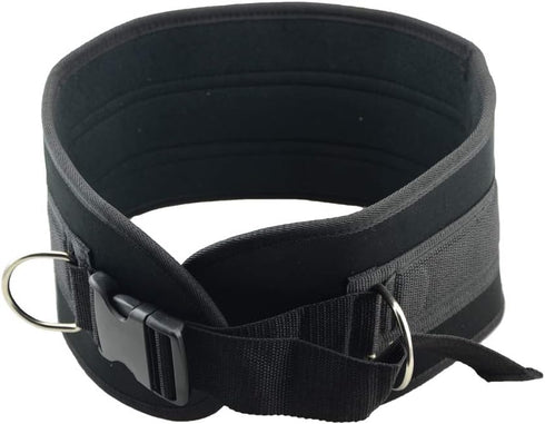 HemeraPhit Weighted Dip Belt with Chain, Pull-up Belt, Double D-ring Weightlifting Back Support Strap for Home Gym