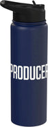 Producer Gear PRODUCER Text Design for Filming Sets Stainless Steel Insulated Water Bottle