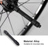 VGEBY1 Hub Adapter, Firm Road Bike Wheel Fork Axle for 15mm Thru Axle to 9mm Shaft
