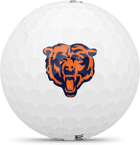 2025 12 WILSON Duo Soft NFL Golf Ball - Balls, White, Atlanta Falcons