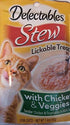 Delectables Stew Lickable Treat with Chicken & Veggies (4-POUCHES, NET WT 1.4 OZ EACH)