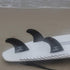 OCEANBROAD Surfboard Fin Thruster, 3 Fins for FCS-Based Future-Based Fin Box with Screws Wax Comb Key