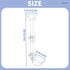 Clear Aquarium Fish Shrimp Feeding Dish Set, Includes Tube, Cleaning Brush, Measuring Spoon for Feeding Supplies