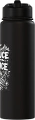 Utopia Sport Hot Sauce Shop I Put Hot Sauce On My Hot Sauce Zine Ink Stainless Steel Insulated Water Bottle