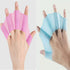 JAMMY 2 Pair Silicone Swim Gear Fins, Hand Webbed Training Gloves for Water Resistance, Blue Yellow