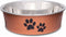 Loving Pets Bella Dog Bowls, Stainless Steel Dog & Cat Bowls, Spill Proof, Small 10-20 lbs, Copper