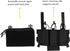 Triple 5.56 Mag Pouch with Utility Bag, Hook-and-Loop Tactical Placard for Magazines