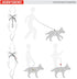 EzyDog Crosscheck Harness - Dog Training No Pull Harness, Escape Proof, Reflective, Comfortable Fit (S, Blue)