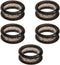 HODASHI 5Pcs Silicone Grooming Scissors Ring Pet Shears Ring Fit for Shears Dog