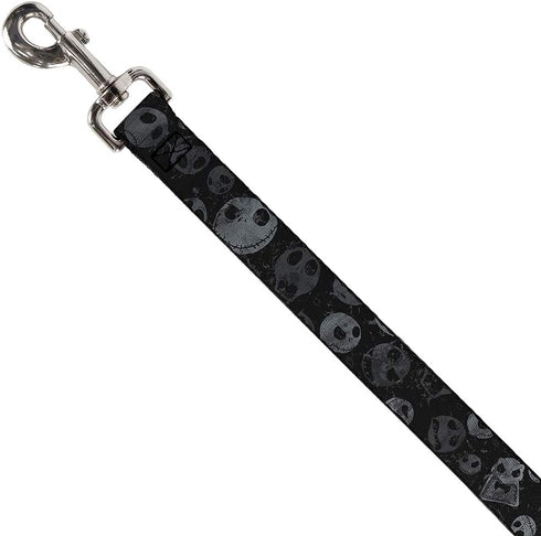 Buckle-Down Pet Leash - NBC Jack Expressions Scattered, Weathered, 6 Feet Long, 1" Wide