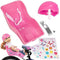 The Original Doll Bicycle Seat & Helmet Pack (Pink) - Accessory for 18"-22" Dolls & Stuffed Animals
