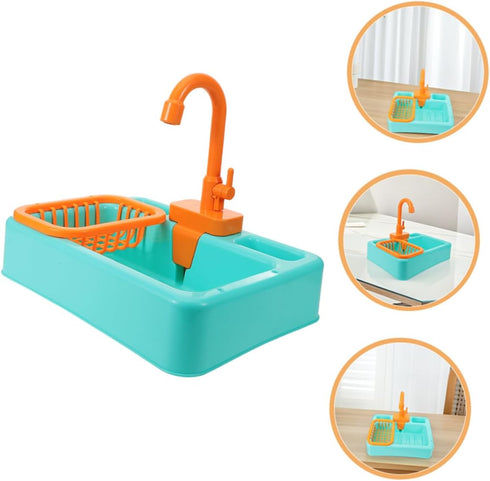Interactive Parrot Bath Tub Toy - Automatic Shower Box for Birds