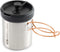 GSI Outdoors Glacier Personal Javapress, Stainless Steel Press Mug with Folding Handles, Brews 22 fl. oz.