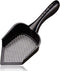 SunGrow Reptile Litter Scoop, Pointed Edge Shovel for Cat & Chicken Coop, Black, 1 Pc per Pack