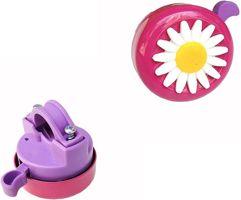 Girls Bike Decorations Kit - Bicycle Accessories with Spoke Beads, Streamers, Horn Bell, and Handlebar Basket