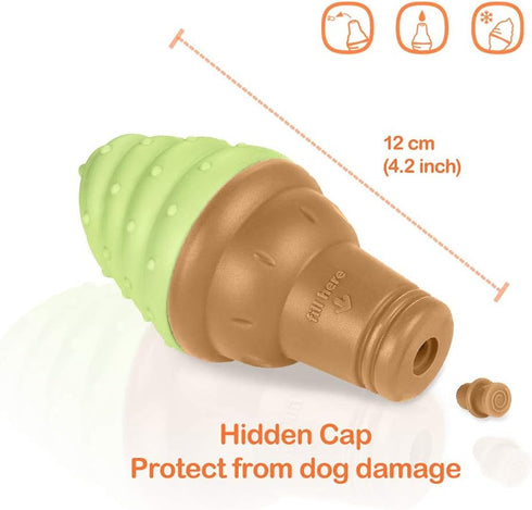 LaRoo Dogs Toys for Summer Cooling, Frozen Dog Toys, Upgraded Teething Chew Toy with Water, Prevention of Heat Stroke