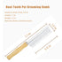 Dog Cat Comb Grooming Comb with Wooden Handle - Stainless Steel Teeth for Grooming Hairy Pets (Dual Teeth)