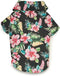 Hawaiian Breeze Camp Shirt for Dog, Medium, Black