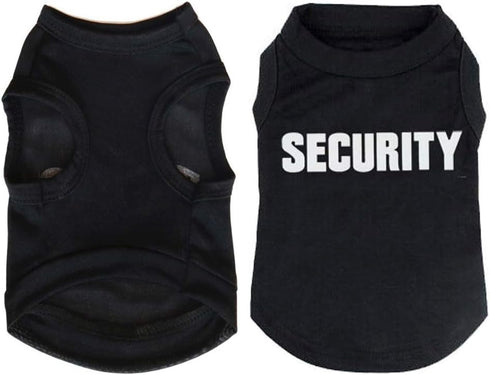 6 Packs Dog Clothes for Small Medium Dogs - Cute T Shirts for Chihuahua Yorkies, Black Vest Apparel