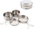 4pcs Set Backpacking balacoo Portable Stainless Steel Camping Cookware Combination Cooking Outdoor Cooking Hiking