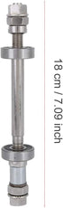 Wheel Hub Axle, Metal Quick Release Skewer for Bike Repair, Front Rear Solid Shaft Lever