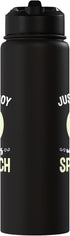 Just A Boy Who Loves Spinach Insulated Water Bottle for Kids