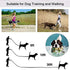 10ft Blue Dog Leashes - Extra Long Traditional Style Leads for Large, Medium & Small Dogs - Great for Parks, Fetch,