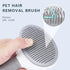 Generic Dog & Cat Brush, Self Cleaning Slicker Grooming Brush for Shedding, Deshedding Rake, Comb (Grey)