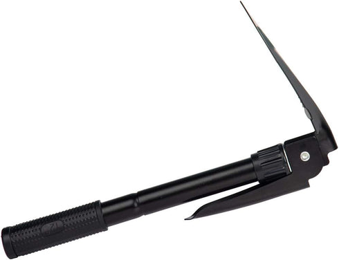 Gardening Folding Shovel, Military Camping Shovel, Survival Gear Entrenching Tool with Carrying Pouch (Black)