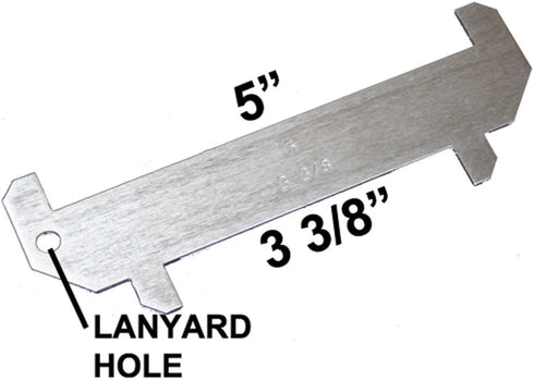 JCS Aluminum Lobster Gauge - Essential Sizing Tool for Outer Cape