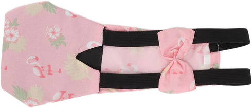 Adjustable Reusable Poultry Diapers with Bow Tie for Chickens and Ducks