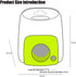 Occupiedpet Dog Tennis Ball Treat Toy, Interactive Food Reward Ball for Dogs, Non-Toxic Self-Play Chew Toy for Boredom