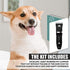 Pet Union Professional Dog Grooming Kit - Cordless Low Noise Clippers for Thick Coats, Includes Nail Trimmer & Shears