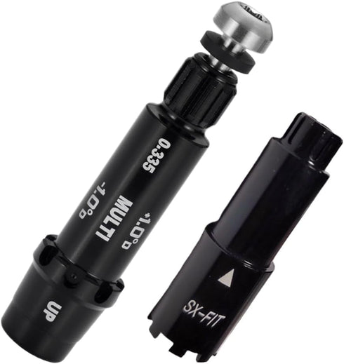 Golf Shaft All Fit Adapter Sleeve with 10pcs Rings for Titleist/Taylormade/Callaway/Ping/Cobra/Mizuno