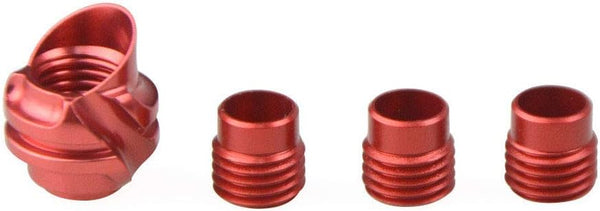 HNZMDY 37/45 Degree Aluminum Hooded Peep Sight Compound Bow Housing Aperture Kit with