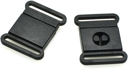 20pcs/Pack Plastic Safety Breakaway Belt Buckles for Pet Collar Webbing, 15mm Size