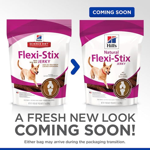 7.1 oz. Hill's Natural Flexi-Stix Dog Treats, Beef Jerky, Bag